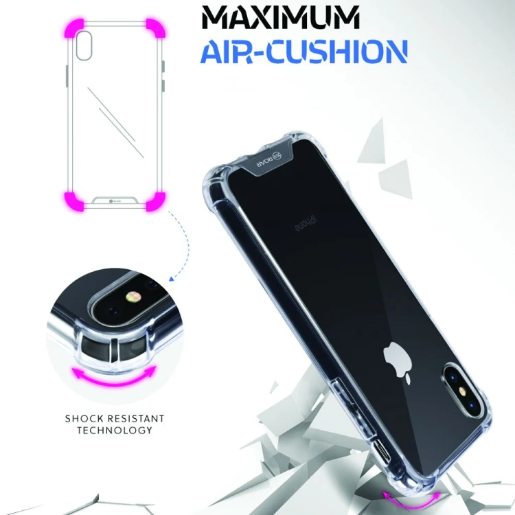 Przezroczyste etui Roar Armor Jelly do iPhone 17 – Hybrydowe Anti Shock – Transparentne