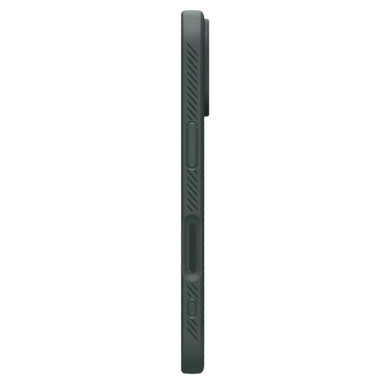 Matowe etui Spigen Liquid Air do iPhone 17 – Certyfikat Wojskowy – Abyss Green