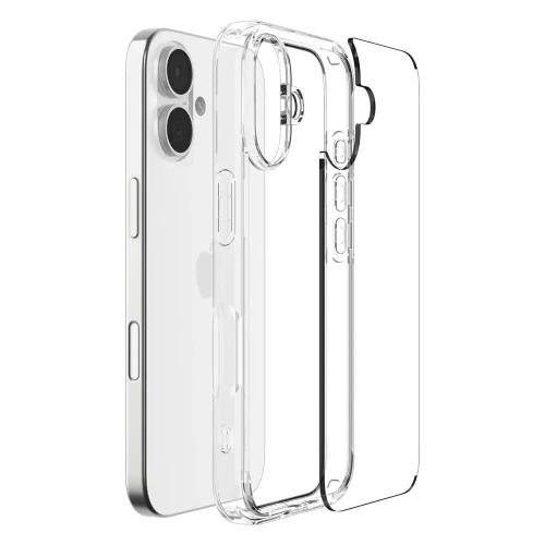 Przezroczyste etui Spigen Ultra Hybrid do iPhone 17 – Crystal Clear
