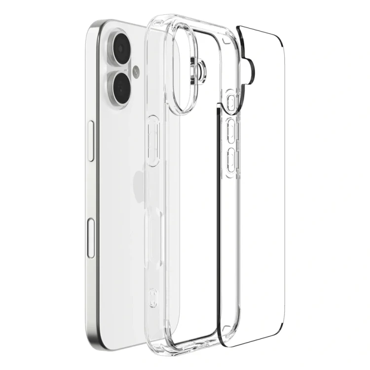 Przezroczyste etui Spigen Ultra Hybrid do iPhone 17 – Crystal Clear
