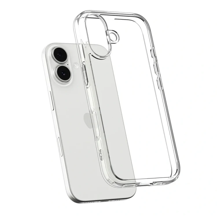 Przezroczyste etui Spigen Ultra Hybrid do iPhone 17 – Crystal Clear