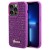 Etui Guess do iPhone 14 Pro – Disco Script Metal (fuksja) – luksusowy pokrowiec GUHCP14LPMSDGSF