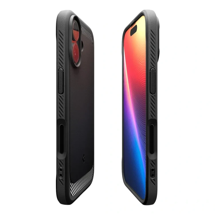 Pancerne etui Spigen Rugged Armor Mag do iPhone 17 – MagSafe – Matte Black
