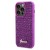 Etui Guess do iPhone 14 Pro – Disco Script Metal (fuksja) – luksusowy pokrowiec GUHCP14LPMSDGSF