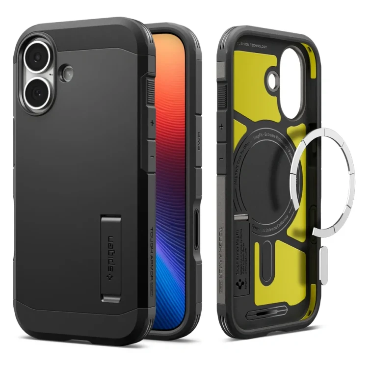 Pancerne etui Spigen Tough Armor Mag do iPhone 17 – MagSafe – Black