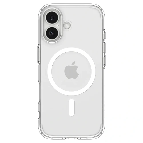 Przezroczyste etui Spigen Ultra Hybrid Mag do iPhone 17 – MagSafe – Clear White