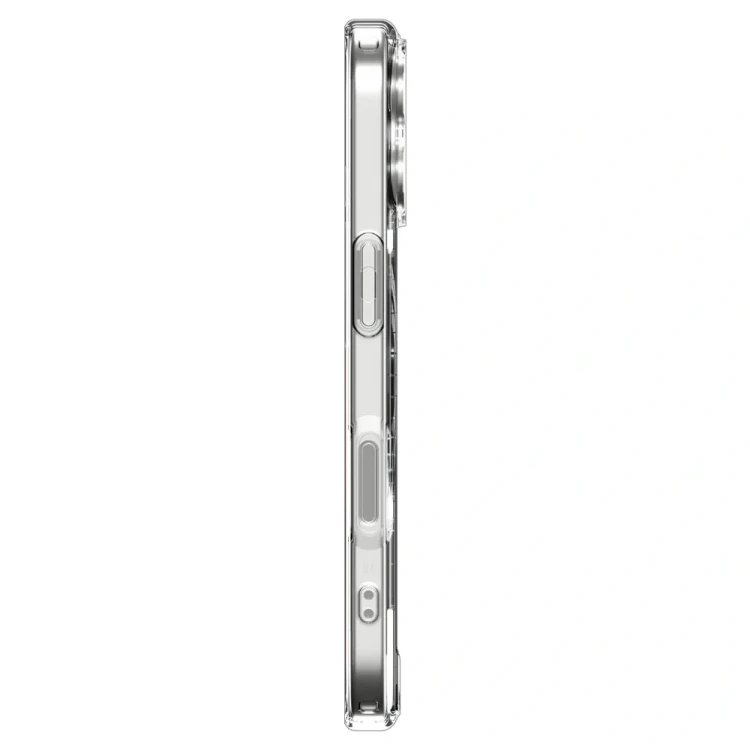 Przezroczyste etui Spigen Ultra Hybrid Mag do iPhone 17 – MagSafe – Clear White