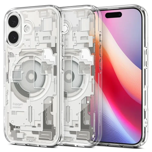 Etui Spigen Ultra Hybrid Mag do iPhone 17 – MagSafe – Zero One Natural Titanium