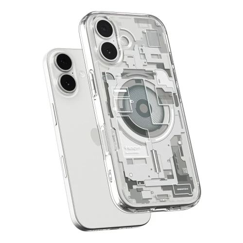 Etui Spigen Ultra Hybrid Mag do iPhone 17 – MagSafe – Zero One Natural Titanium
