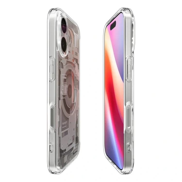 Etui Spigen Ultra Hybrid Mag do iPhone 17 – MagSafe – Zero One Natural Titanium