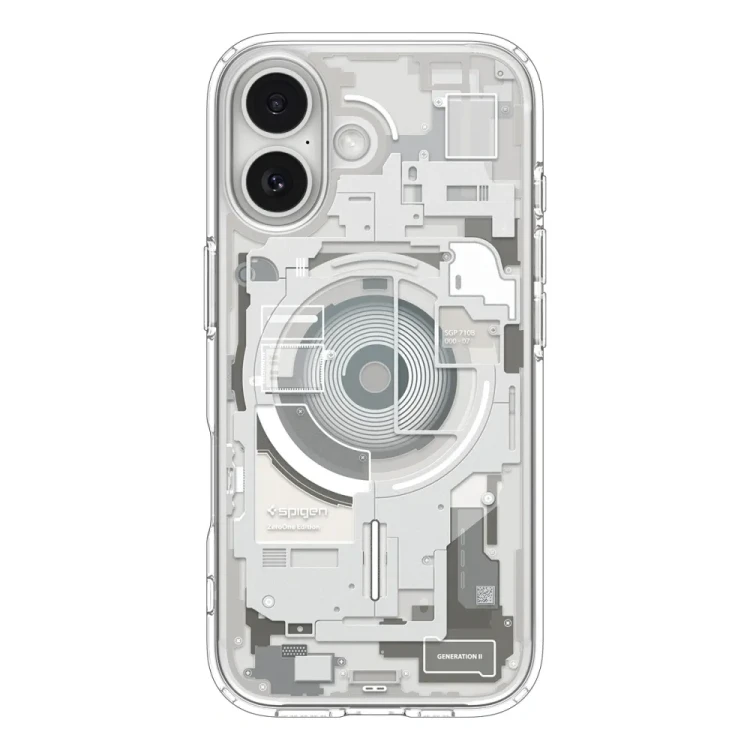 Etui Spigen Ultra Hybrid Mag do iPhone 17 – MagSafe – Zero One Natural Titanium