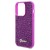Etui Guess do iPhone 14 Pro – Disco Script Metal (fuksja) – luksusowy pokrowiec GUHCP14LPMSDGSF