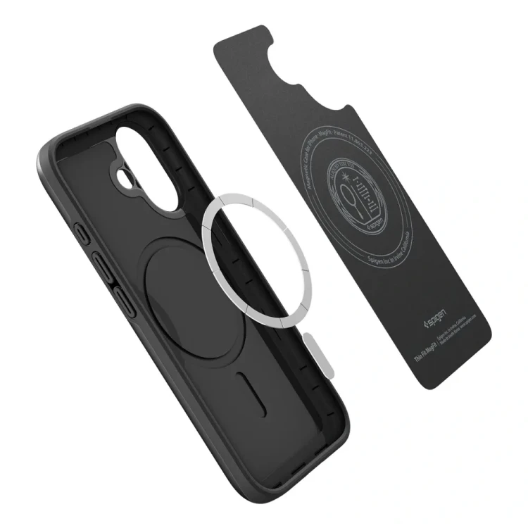 Cienkie etui Spigen Thin Fit Mag do iPhone 17 – MagSafe – Black
