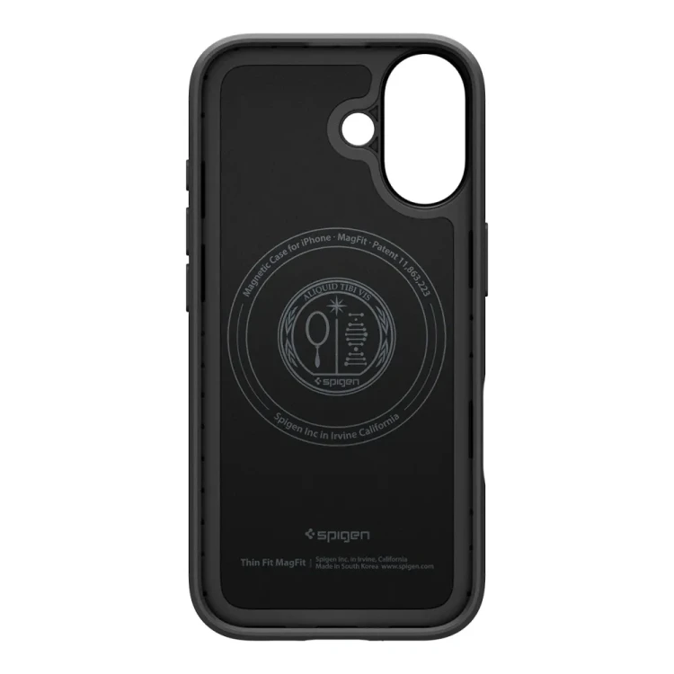 Cienkie etui Spigen Thin Fit Mag do iPhone 17 – MagSafe – Black