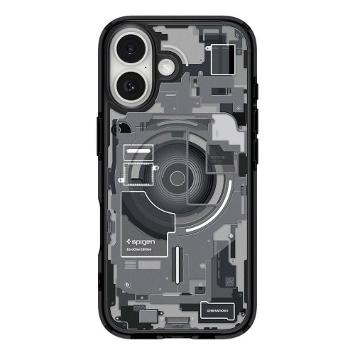 Etui Spigen Ultra Hybrid Mag do iPhone 17 – MagSafe – Zero One Black