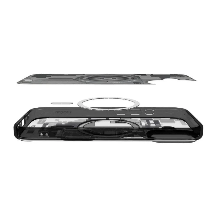 Etui Spigen Ultra Hybrid Mag do iPhone 17 – MagSafe – Zero One Black