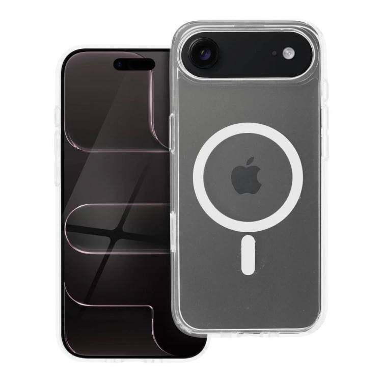Premium etui Clear Mag Cover Elite (STR / Nieżółknące / Camera Control Button) do iPhone  Air – MagSafe – Transparentne