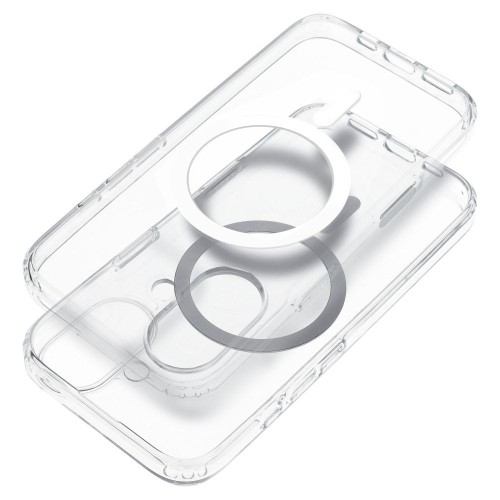 Premium etui Clear Mag Cover Elite (STR / Nieżółknące / Camera Control Button) do iPhone 17 – MagSafe – Transparentne