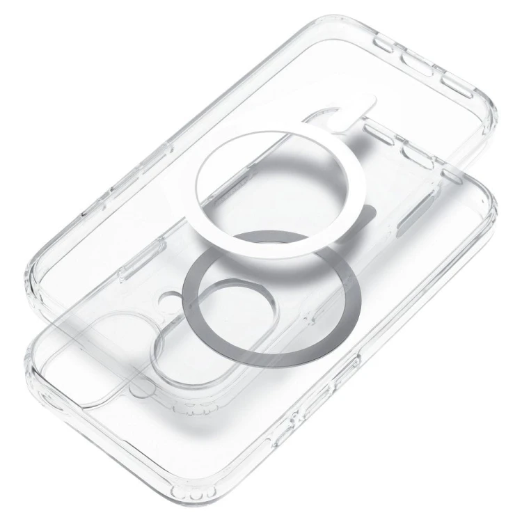 Premium etui Clear Mag Cover Elite (STR / Nieżółknące / Camera Control Button) do iPhone 17 – MagSafe – Transparentne