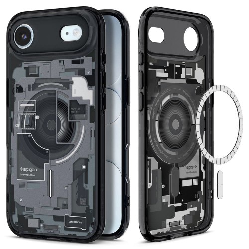 Etui Spigen Ultra Hybrid Mag do iPhone 17 Air – MagSafe – Zero One Black