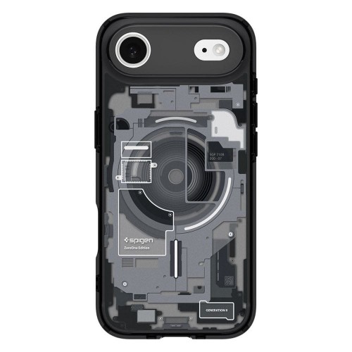 Etui Spigen Ultra Hybrid Mag do iPhone 17 Air – MagSafe – Zero One Black