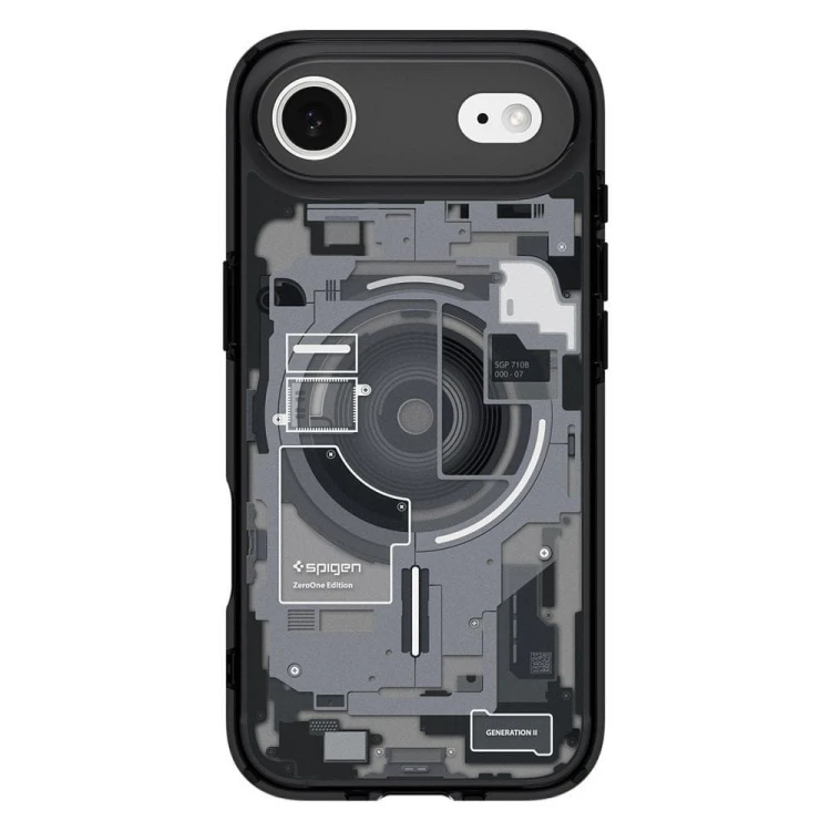 Etui Spigen Ultra Hybrid Mag do iPhone 17 Air – MagSafe – Zero One Black