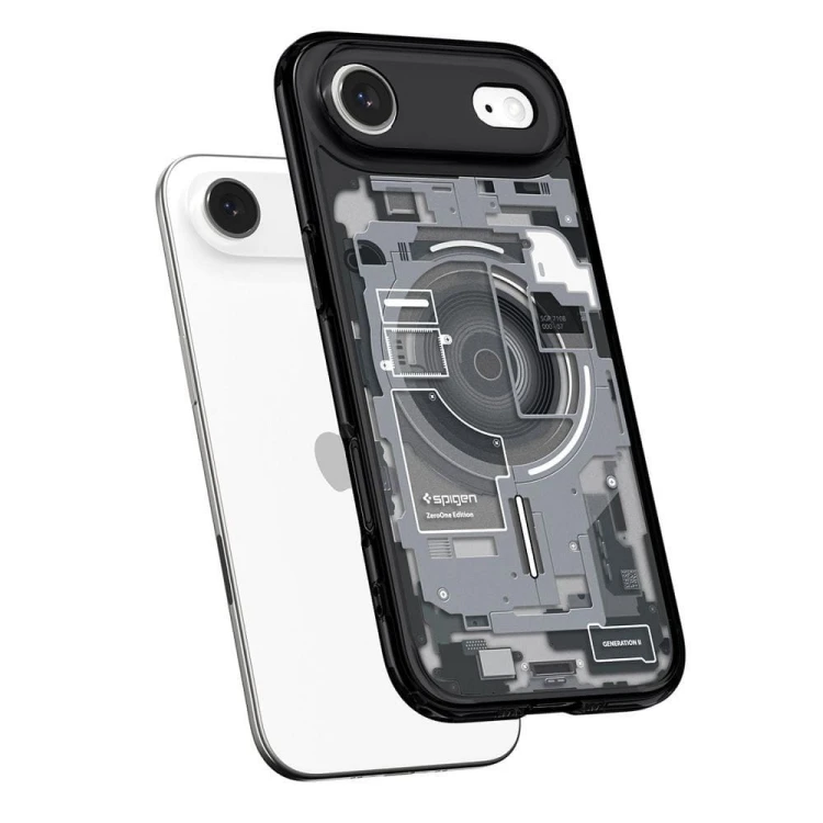 Etui Spigen Ultra Hybrid Mag do iPhone 17 Air – MagSafe – Zero One Black