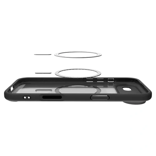 Półprzezroczyste matowe etui Spigen Ultra Hybrid Mag do iPhone 17 Air – MagSafe – Frost Black