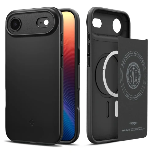 Cienkie etui Spigen Thin Fit Mag do iPhone 17 Air – MagSafe – Black