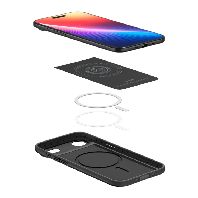 Cienkie etui Spigen Thin Fit Mag do iPhone 17 Air – MagSafe – Black