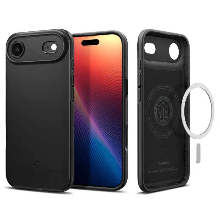 Cienkie etui Spigen Thin Fit Mag do iPhone 17 Air – MagSafe – Black