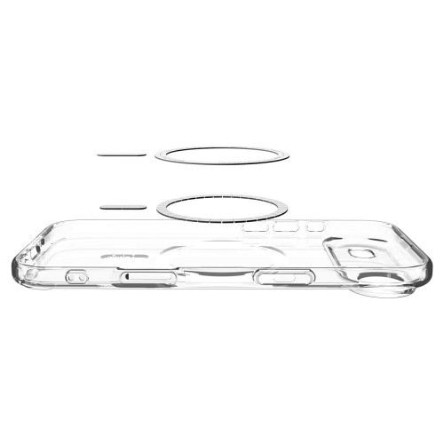 Przezroczyste etui Spigen Ultra Hybrid Mag do iPhone 17 Air – MagSafe – Clear Gold