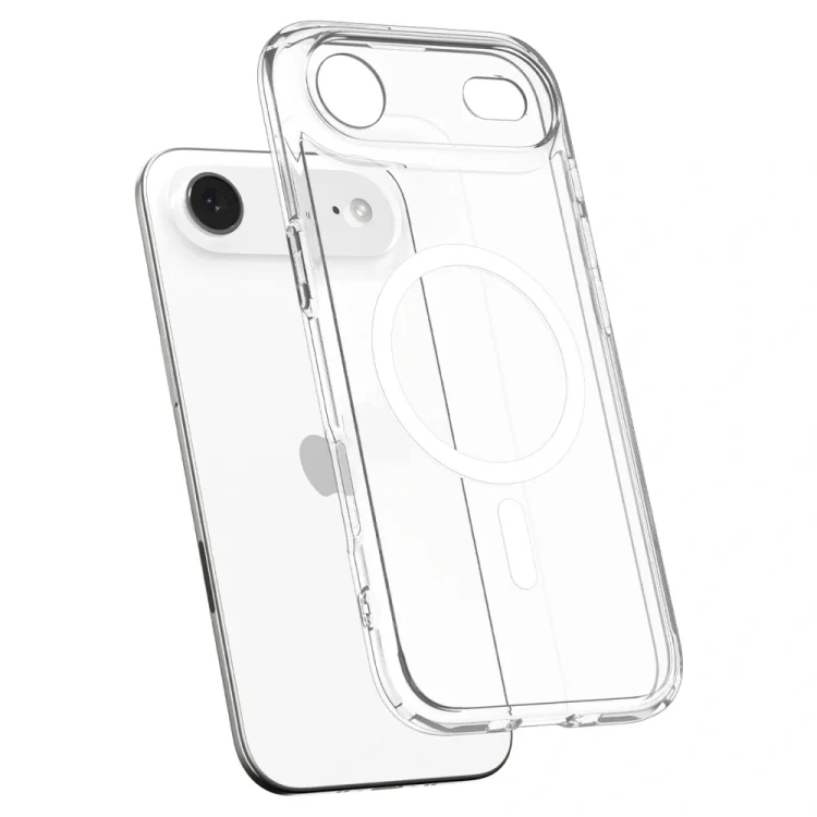 Przezroczyste etui Spigen Ultra Hybrid Mag do iPhone 17 Air – MagSafe – Clear White