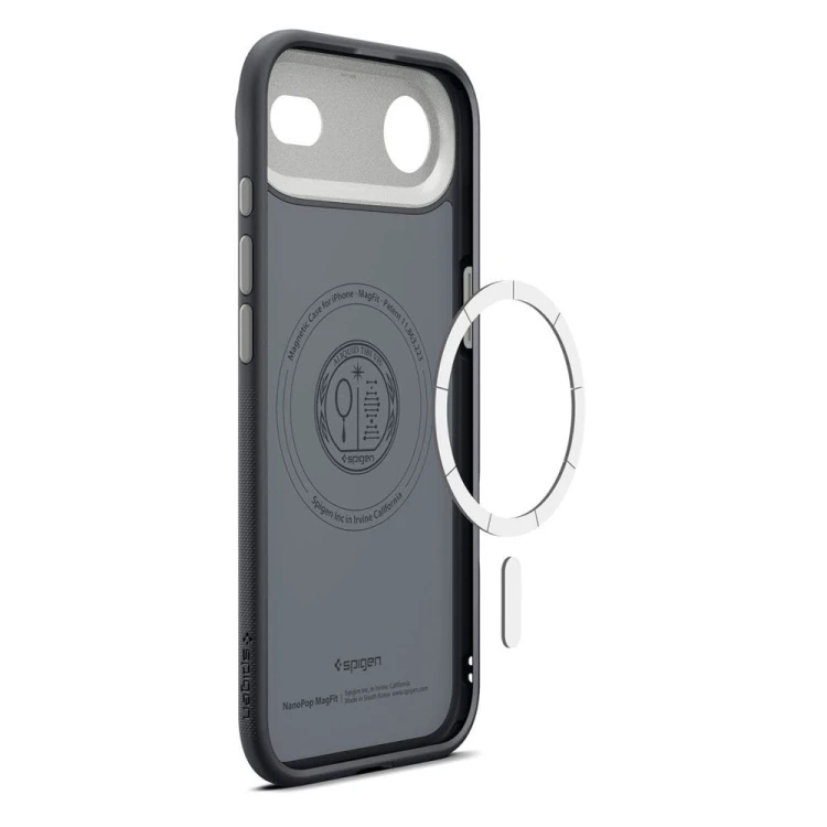 Stylowe etui Spigen Nano Pop Mag do iPhone 17 Air – MagSafe – Black Sesame