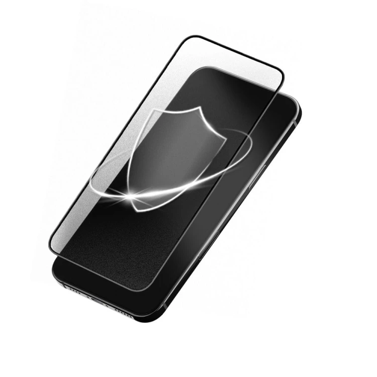 Matowe szkło hartowane dla graczy Forcell Matt Glass z czarną ramką do iPhone XR / iPhone 11