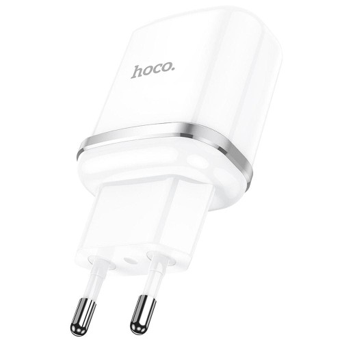 Szybka ładowarka sieciowa Hoco N3 USB Quick Charge 3.0 18W 3A – biała