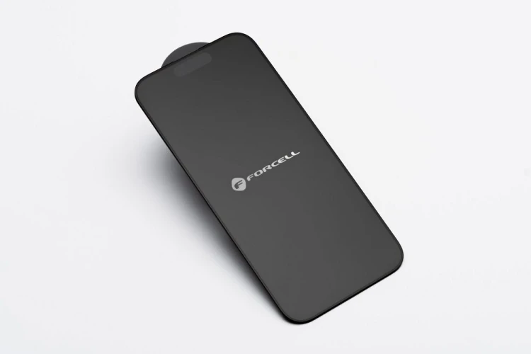 Matowe szkło hartowane dla graczy Forcell Matt Glass z czarną ramką do iPhone 13 Pro / iPhone 14