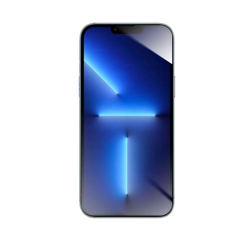 Niepękające szkło hybrydowe Forcell Flexible 5D z czarną ramką do iPhone 13 Pro Max / iPhone 14 Plus