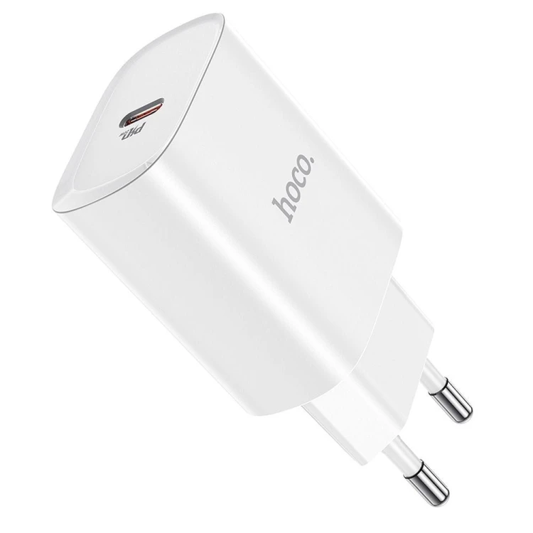 Szybka ładowarka sieciowa Hoco N14 USB-C Power Delivery 20W – białEkspresowe ładowanie z technologią Power Delivery Ładowarka sieciowa Hoco N14 to nowoczesne rozwiązanie dla osób, które cenią swój czas. Dzięki obsłudze protokołu PD 20W (Pow