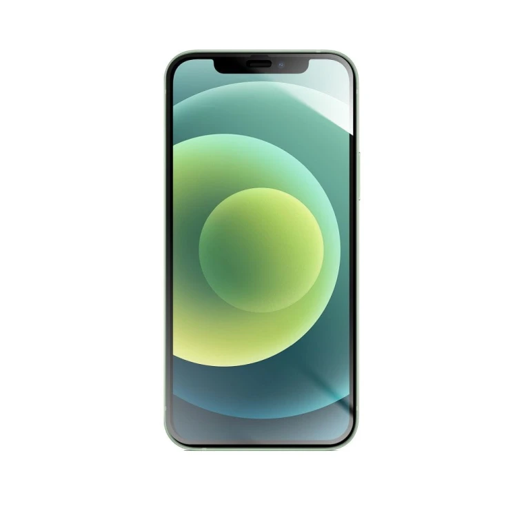 Niepękające szkło hybrydowe Forcell Flexible 5D z czarną ramką do iPhone 12 / iPhone 12 Pro