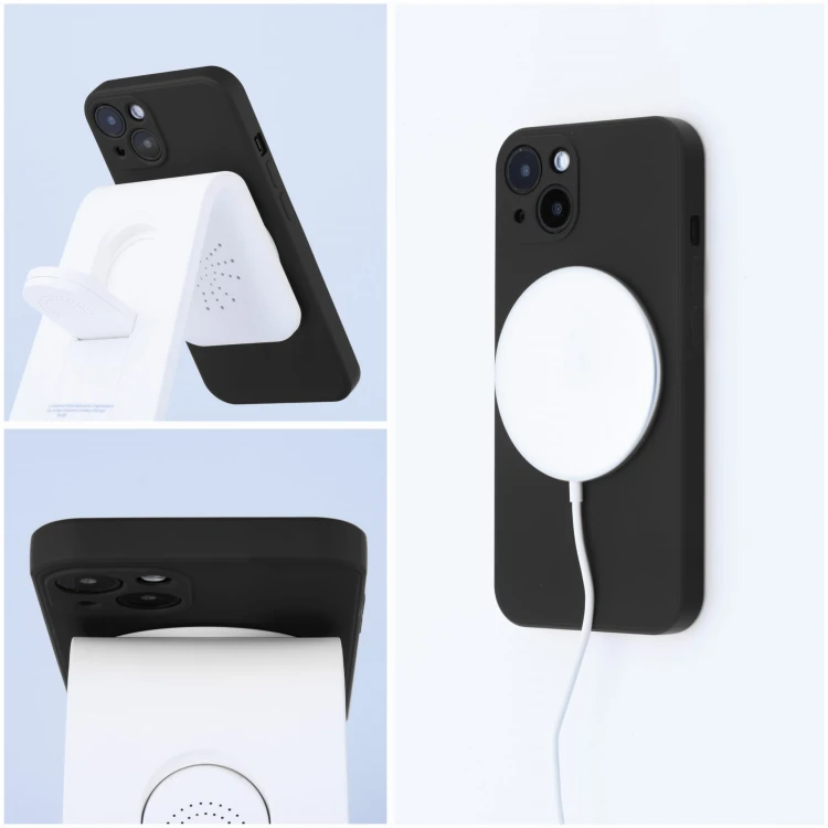 Etui do iPhone 11 Pro Silicone Mag Cover MagSafe Czarne Silikonowe