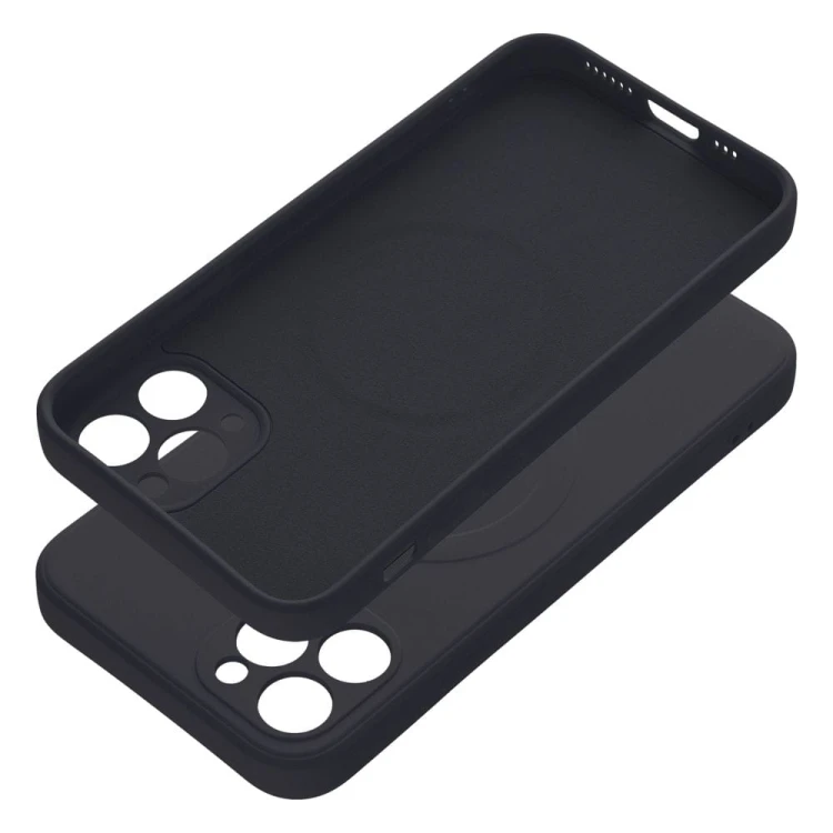 Etui do iPhone 11 Pro Silicone Mag Cover MagSafe Czarne Silikonowe