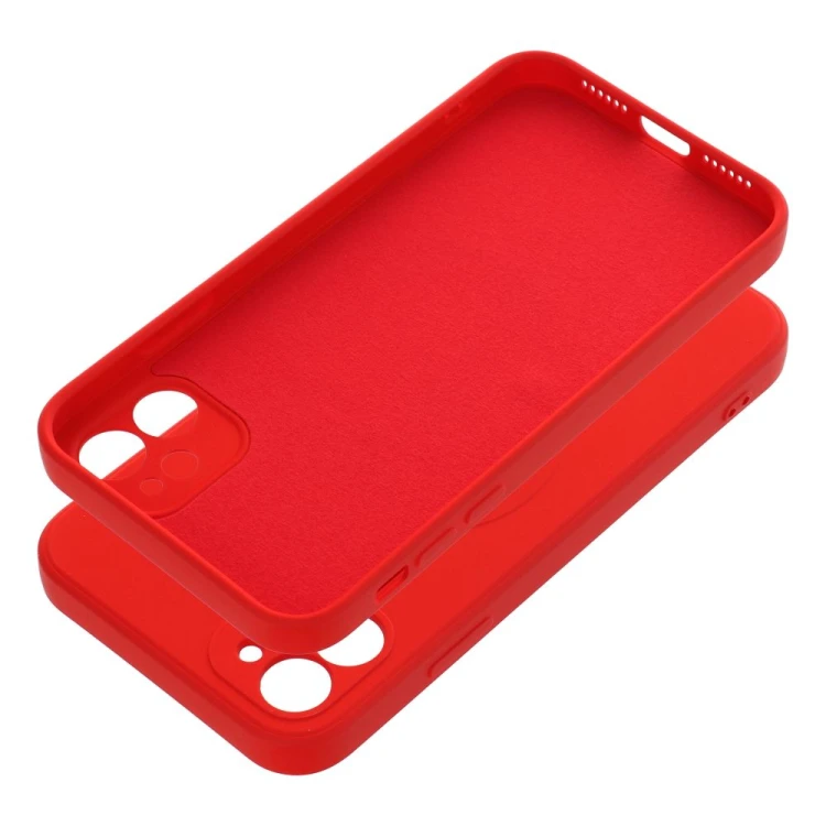 Etui do iPhone 11 Silicone Mag Cover MagSafe Czerwone Silikonowe