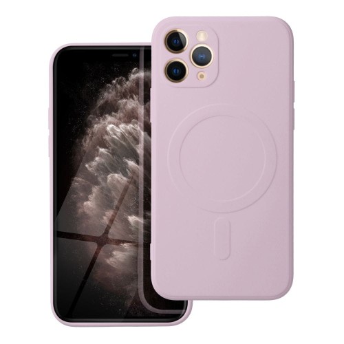 Etui do iPhone 11 Pro Silicone Mag Cover MagSafe Różowe Silikonowe