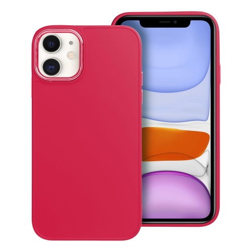 Etui do iPhone 11 Frame Magenta Matowe z Ramką PC