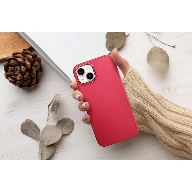 Etui do iPhone 11 Frame Magenta Matowe z Ramką PC