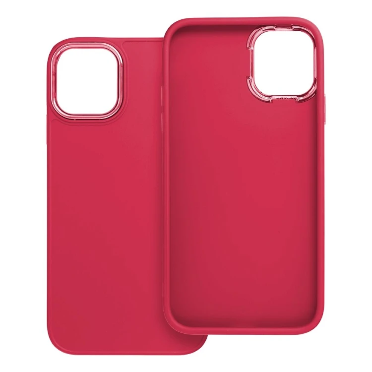 Etui do iPhone 11 Frame Magenta Matowe z Ramką PC