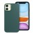 Etui do iPhone 11 Frame Zielone Matowe z Ramką PC