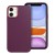 Etui do iPhone 11 Frame Fioletowe Matowe z Ramką PC