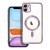 Etui do iPhone 11 Electro Mag Cover MagSafe Fioletowe Transparentne